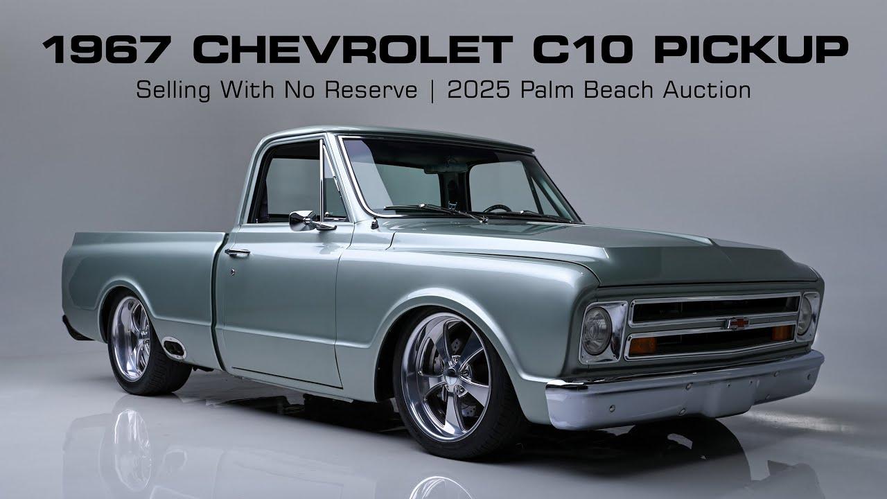 FIRST LOOK - 1967 Chevrolet C10 Custom Pickup - BARRETT-JACKSON 2025 PALM BEACH AUCTION